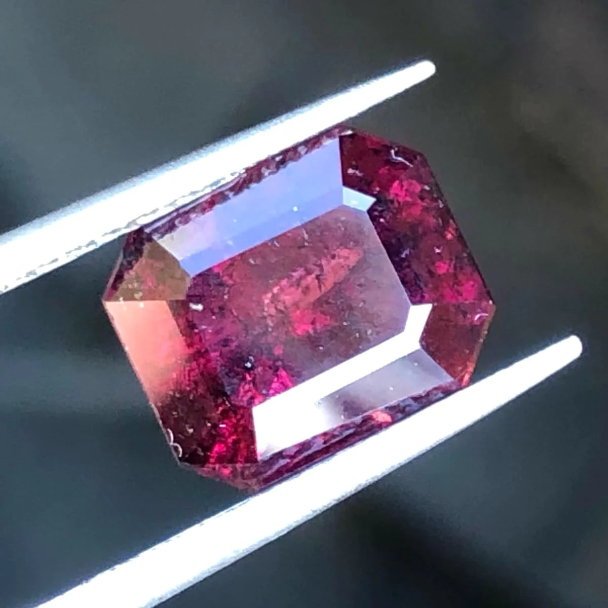 Affordable Faceted Rhodolite Garnet — view 1