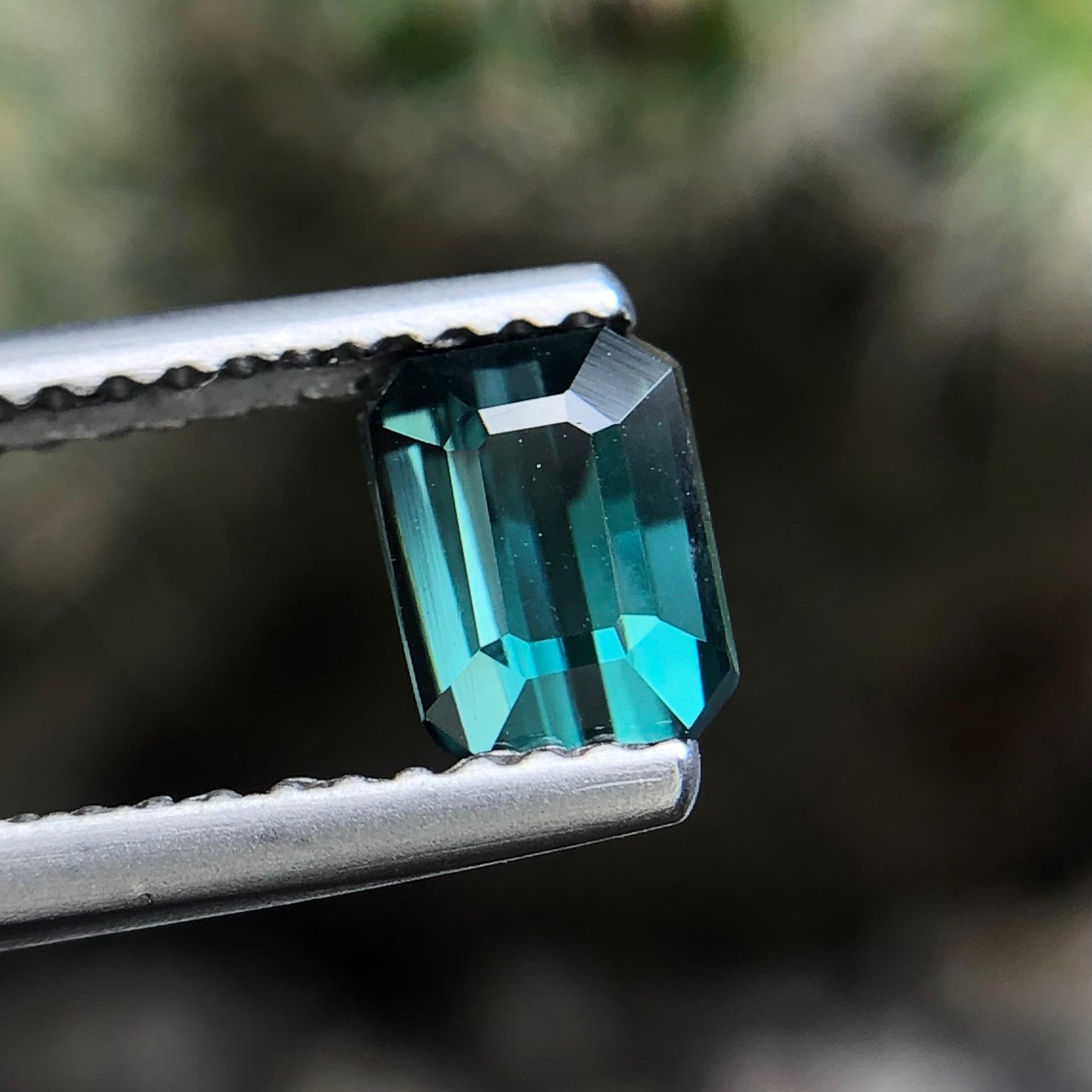 0.88 Carats Indcolite Tourmaline from Afghanistan